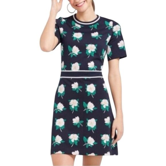 Draper James Dresses & Skirts - Draper James Magnolia Persley Ponte Dress Navy